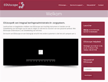 Tablet Screenshot of eduscope.nl